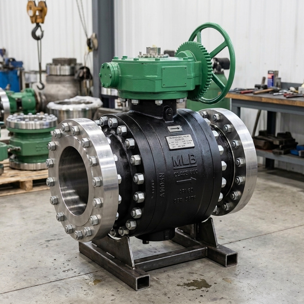Trunnion Ball Valve, Flanged Class 600